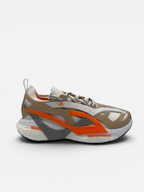 Adidas by Stella McCartney SolarGlide women’s trainers - ash pearl/signal orange